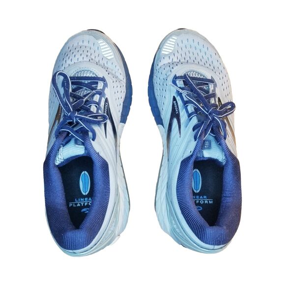 Brooks Beast 18 Men Size 10 Wide 2E Gray Blue Running Shoes Sneakers 1102822E015 main image 4